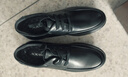 奥康（Aokang）官方男士商务通勤系带舒适休闲皮鞋透气西装牛皮鞋爸爸 黑色 41 实拍图
