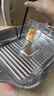 不锈钢烤鱼盘长方形深盘托盘鱼盘家用电磁炉专用烤鱼炉 双柄【36*22*5cm】浅款  无盖 实拍图
