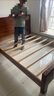 惠寻 京东自有品牌 床新中式全实木实木床1.5米单人床1.8米x2米双人床 床+20cm弹簧床垫 1800mm*2000mm框架结构 实拍图