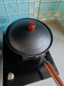 九阳（Joyoung）钛铁不粘炒锅 无涂层炒菜锅铁锅轻量燃气灶30cm 实拍图