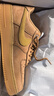 耐克空军一号男子轻便平底运动鞋冬板鞋NIKE AIR FORCE 1 CJ9179 200亚麻/麦黄/橡皮浅褐/黑 43 实拍图