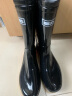 回力雨鞋男士冬季加绒保暖中高筒雨靴水鞋防水胶鞋套鞋6807黑中长绒42 实拍图