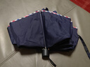 天堂 加大雨伞三折 晴雨两用商务伞经典格纹10骨大雨伞男女 藏青 实拍图