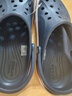 卡骆驰（CROCS）洞洞鞋贝雅卡骆班轻便耐磨一脚蹬休闲鞋|205089 深蓝/辣椒红-4CC 40 (250mm) 实拍图