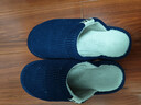 回力日系柔软情侣棉拖秋冬家居室内保暖棉鞋男款HL0006蓝色40-41码 实拍图
