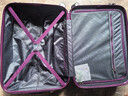 美旅新秀丽旗下行李箱时尚轻盈拉杆箱密码箱大学生男女出差箱子\NC2 紫色【全球3年质保】 25英寸 |箱重3.8kg|有侧提手 实拍图