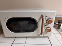 美的【国家补贴8折】厨房小家电小滋味微波炉变频家用小型百搭复古转盘式经典双旋钮轻音M20H4 实拍图