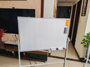 紫薇星 白板写字板支架式移动黑板架子商用办公儿童粉笔小黑板家用教学白班磁性看板 【双杠支架】60*90双面白板+稳固双杠支架 实拍图