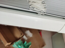 美尔耐L型百叶窗帘免打孔定制铝合金卫生间浴室厨房卧室隐私Z帘透气防窥 6025免打孔【珠光】白色 1平方米 实拍图