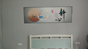 Dincmei顶创美卧室床头装饰画贴画自粘客厅房间主卧酒店宾馆民宿背景墙壁画贴纸 01.静心 宽180cm-高60cm（推荐1.8米床） 背面带胶（高清防水 撕开即粘） 实拍图