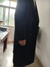 艾梵斯贝新款冬季男士毛呢大衣中长款过膝加厚呢子男款风衣外套韩版潮宽松 黑色(加棉款) XL 实拍图