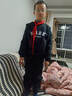 MARK FAIRWHALE马克华菲童装卫衣冬季男女童加绒加厚2025新款卡通休闲运动裤子 MWT马华K黑色 140 实拍图