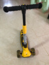 优多那（YODONA）滑板车儿童3-6-8岁滑步车闪光加宽折叠三轮踏板车升级滑滑车 黄色 实拍图