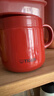 虎牌（TIGER）保温杯不锈钢双层真空办公咖啡杯MCI-A28C-R深红色280ml 实拍图