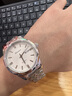 典派（Dianpai）【游丝摆陀纯机械表】镂空全自动手表男士实心钢带夜光防水双日历 【纯游丝】9j白银精钢带+全自动机械 42mm 实拍图