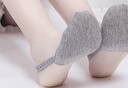 伦洛弗半掌袜超隐形袜子全棉女夏季无跟前掌浅口袜子 5双蕾丝半掌吊带袜（混色） 实拍图