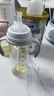 贝亲（Pigeon）自然离乳 PPSU重力球吸管双把手奶瓶 330mL 12月+ AA253 实拍图