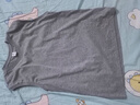 纯棉背心男士运动无袖T恤夏季薄款宽松外穿篮球跨栏坎肩宽肩健身 浅灰 B03 2XL 建议135-150斤 实拍图