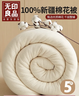 无印良品100%新疆棉花被子棉絮垫褥子垫被春秋冬四季纯棉被芯5斤200x230cm 实拍图