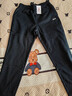 安踏加绒保暖运动裤男士直筒卫裤秋季针织户外跑步长裤平口休闲裤 实拍图