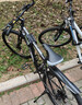 EG7山地自行车成人学生变速越野单车双减震赛车26寸青少年男女 辐条【加厚防滑轮-更安全】黑白 26寸21速【适合：160-180CM】 实拍图
