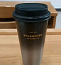 星巴克（Starbucks）杯子 咖啡宝藏系列 高颜值黑色不锈钢保温杯咖啡杯男女士送礼礼物 黑白渐变不锈钢桌面杯430ml 实拍图