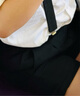 罗蒙男童礼服夏季儿童毕业演出服幼儿园背带裤花童 黑色套装 140 实拍图