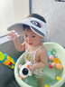 马博士婴儿洗头帽儿童洗澡帽浴帽宝宝洗头神器感温可调节护耳洗发帽熊猫 实拍图
