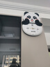 猫九酱2025新款钟表挂熊猫款钟客厅奶油风简约现代壁钟大气创意家用时钟 实拍图