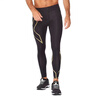 2XU Light Speed系列健身裤男MCS压缩裤专业训练高弹速干紧身裤hyrox 黑/金反光 M 实拍图