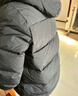 雪中飞羽绒服女士春季连帽保暖防寒加厚高充绒休闲舒适百搭外套羽绒衣 黑色 L (165) 实拍图