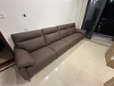 左右零靠墙电动功能头层牛皮沙发6013青云灰 3.48m四双 实拍图