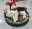 疯狂的主人 猫抓板窝超大号圆形不掉屑耐磨一体猫窝磨爪猫咪玩具 实拍图