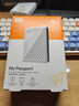 西部数据（WD）4TB 移动硬盘 USB3.0 My Passport随行版2.5英寸 白 机械硬盘 笔记本电脑外接 大容量加密存储 实拍图