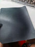 灵蛇(LINGSHE)鼠标垫 320*240*2mm中号加厚游戏办公鼠标垫 精密锁边 可水洗 炫酷黑 实拍图