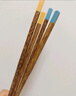 双枪（Suncha）鸡翅木筷子 中式分色筷 一人一筷家用无漆实木筷子5双装 实拍图
