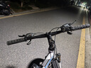 凤凰（Phoenix）折叠山地自行车男女成人学生青少年单车双减震碟刹轻便变速折叠车 白兰三刀轮/显档变速/三套全轴承 24速高配-26寸（身高160-185CM） 实拍图