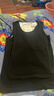 猫人100%羊毛男士保暖背心男加绒加厚内衣羊毛打底衫坎肩马甲黑色XL 实拍图