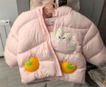 巴拉巴拉宝宝羽绒服男童外套女童秋冬装2025婴儿衣服动物造型209425107206 实拍图