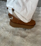 UGG秋季女士时尚舒适茸茸毛圈口平底休闲乐福鞋懒人毛毛鞋1119002 CHE | 栗色 39 实拍图