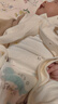 全棉时代宝宝护肚围纯棉婴儿肚兜护肚脐带防着凉2条 白+黄色 17.5x17cm 实拍图