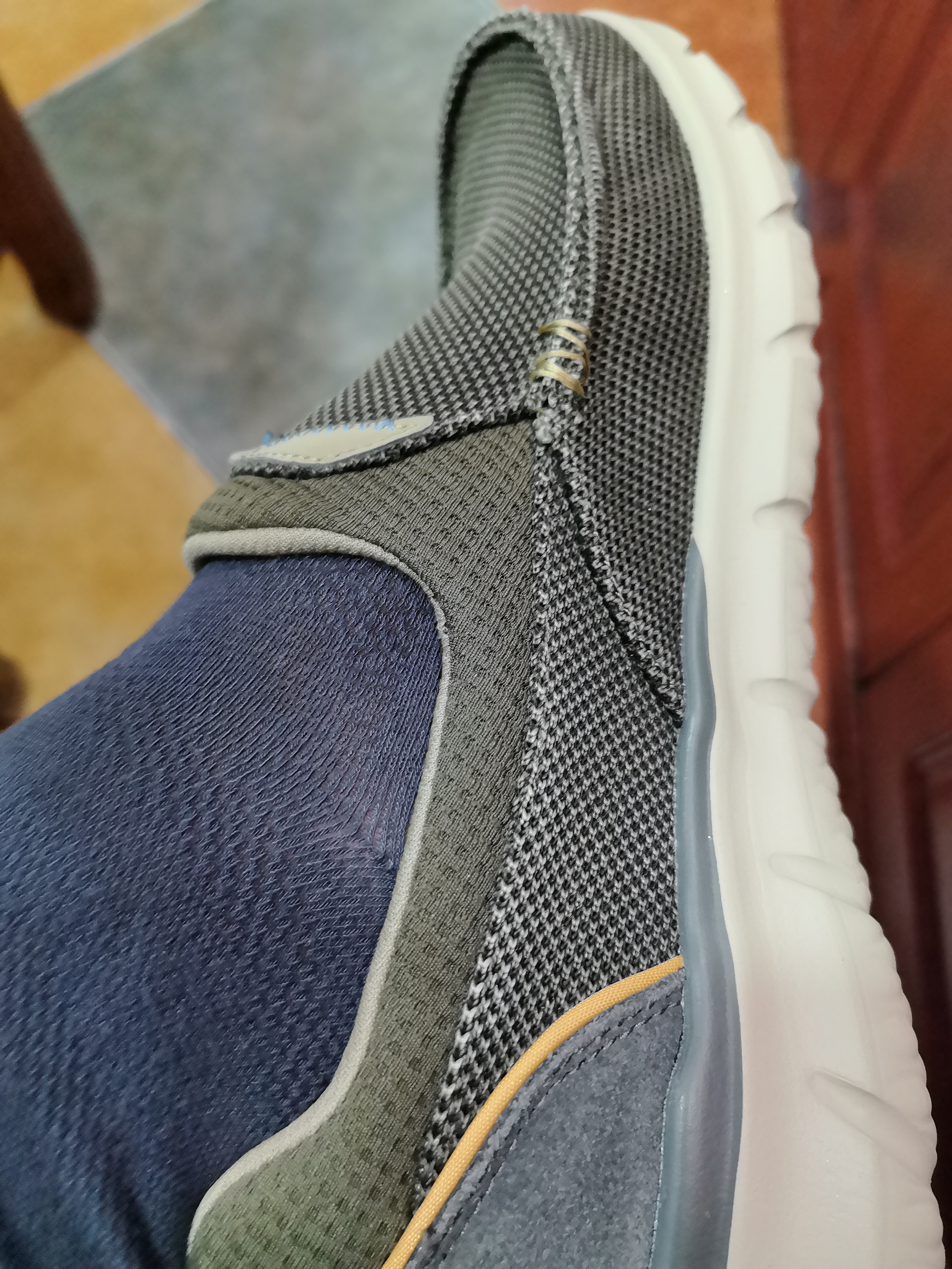 斯凯奇（Skechers）男鞋商务休闲鞋舒适一脚蹬轻便舒适时尚春季款复古帆布鞋 实拍图