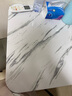 熊居  折叠餐桌家用小户型仿岩板多功能组合饭桌多人长方形三折叠桌子 白理石纹【100*60白架】 实拍图