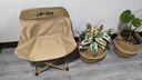 野徒者户外折叠椅露营椅子躺椅便携折叠月亮椅小凳子折叠凳钓鱼凳 【店长力荐】暖沙黄+收纳袋 出口质量加粗 实拍图