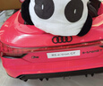 星辰皓奥迪儿童电动车四驱汽车遥控四轮宝宝玩具车可坐人童车RSGT 红色+四驱+遥控+摇摆+皮座+软轮 实拍图