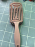 蓬松高颅顶梳子头发神器女士专用长发造型按摩经络家用镂空排骨梳 蓬松气垫梳-蜜桃粉-1个 实拍图