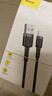 倍思苹果14/13/12/11/8/7数据线 手机充电器快充电源线 适用iPhone5s/X/iPad/Air/mini 灰+黑1米 实拍图