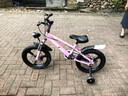 永久（FOREVER）儿童自行车3-6-10-12岁儿童单车男孩童车女童自行车 樱花粉 一体轮 运动款 16寸【适合身高105-135】 实拍图