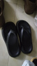 俞兆林（YUZHAOLIN）人字拖女外穿厚底踩屎感夹脚拖外穿沙滩鞋 YQ690 黑色 40/41 实拍图