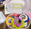 babycare婴幼儿手摇铃玩具0-1岁新生儿趣味安抚牙胶玩具牙胶摇铃艾格白 实拍图